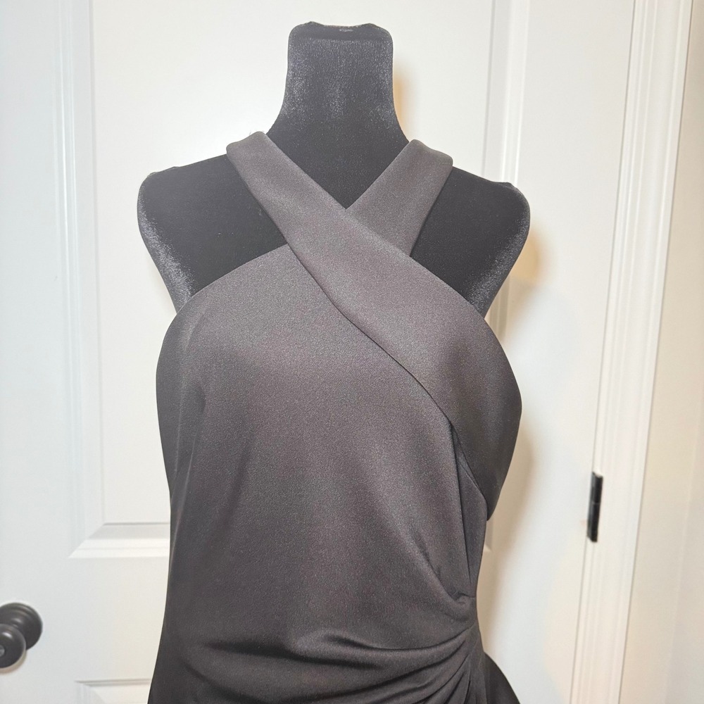 Xscape Women's Evening Bodycon Dress Black 14 Petite - Picture 6 of 13